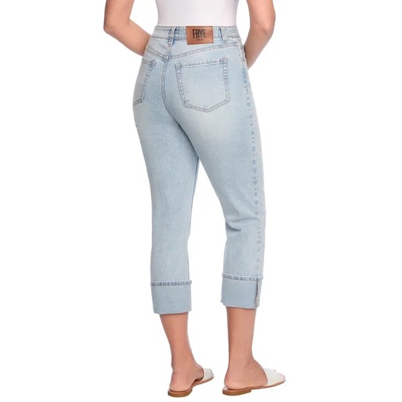 Frye Women's Cuffed Crop Jean nwt - Picture 3 of 7